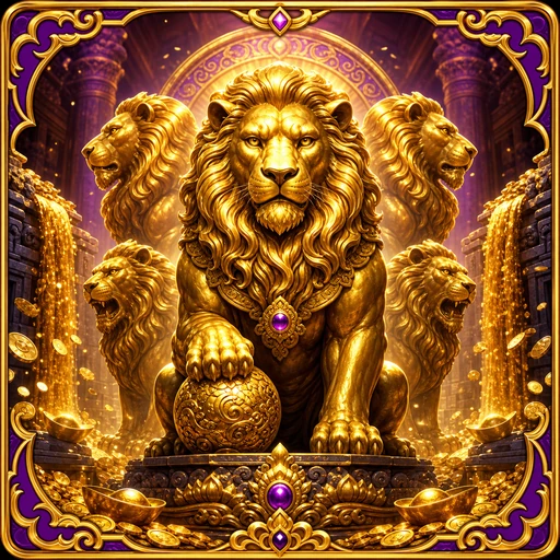 5 Lions Gold game title artwork