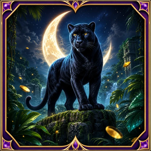Panther Moon game title artwork